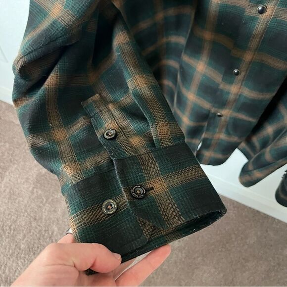 Dixxon Men's 5XL  Brownells Flannel Button-down Shirt - Picture 4 of 7